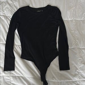 Black Long Sleeve Bodysuit